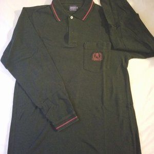 ARROW USA 1851 Black long-sleeve casual collar top